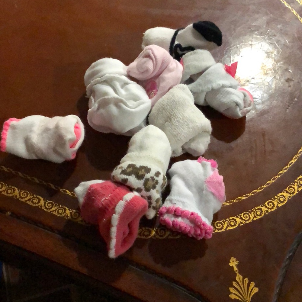 Baby girl socks size newborn